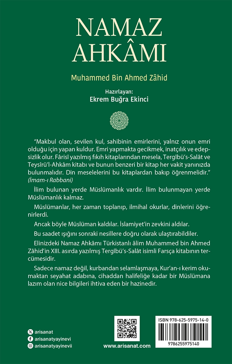 Namaz Ahkamı / Hazırlayan: Ekrem Buğra Ekinci