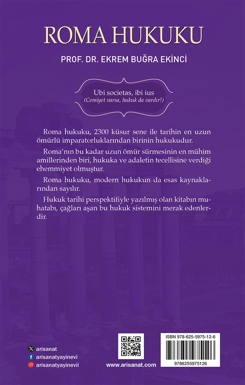 Roma Hukuku / Ekrem Buğra Ekinci