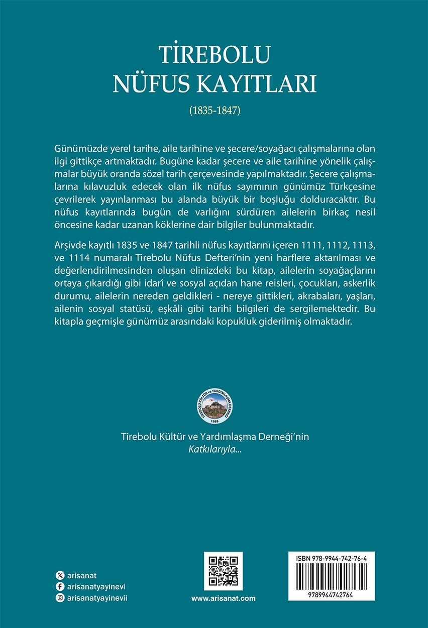 Tirebolu Nüfus Kayıtları (1835-1847) / Ayhan Yüksel